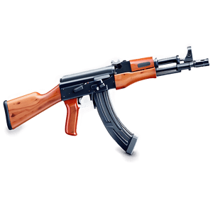 Detailed AK 47 Illustration PNG jgb5 PNG
