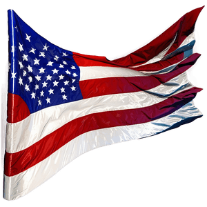 Detailed American Flag Waving Illustration PNG tmg77 PNG image with transparent background