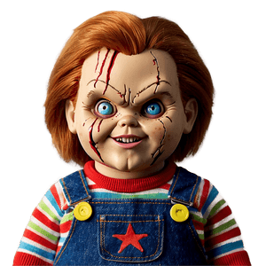Detailed Chucky Doll PNG fnd PNG with transparent background
