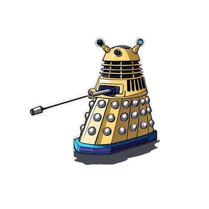 Detailed Dalek Sketch Png 70 PNG Image