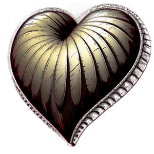 Detailed Heart Drawing Png Bbq PNG Image