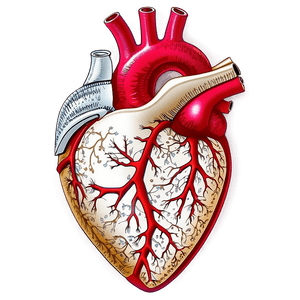 Detailed Heart Drawing PNG sqi PNG