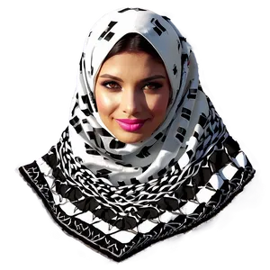 Detailed Keffiyeh Weave Pattern Png Uwi1 PNG Image