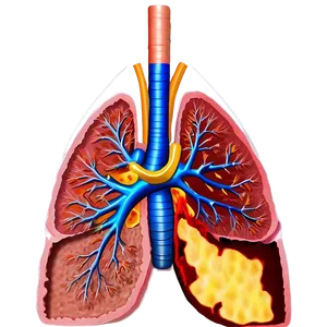 Detailed Lung Cross Section Png Iji PNG Image