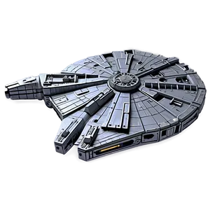 Detailed Millennium Falcon Model Png Rvj PNG Image