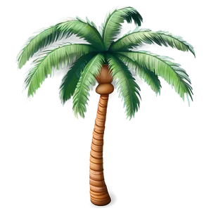 Detailed Palm Tree Emoji Png 19 PNG Image