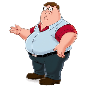 Detailed Peter Griffin Art PNG 05062024 PNG image with transparent background