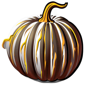 Detailed Pumpkin Outline Sketch PNG 06202024 PNG