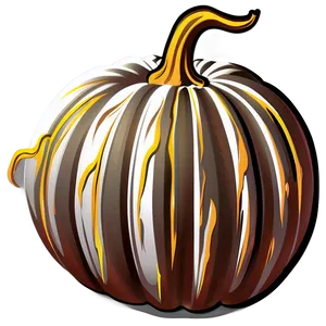 Detailed Pumpkin Outline Sketch Png 06202024 PNG Image