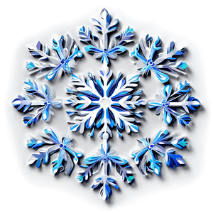 Detailed Snowflake Art PNG 77 PNG