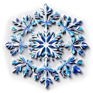 Detailed Snowflake Art Png 77 PNG Image