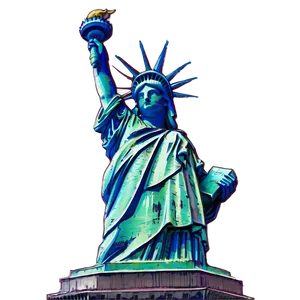 Detailed Statue Of Liberty Sketch Png Pwk53 PNG Image