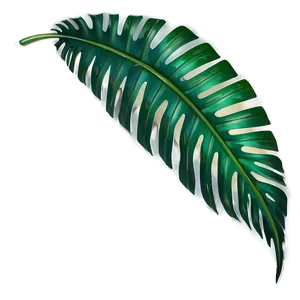 Detailed Tropical Leaf Artwork Png 33 PNG Image