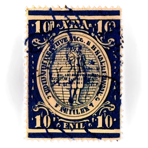 Detailed Vintage Stamp Replica Png 06282024 PNG Image