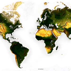 Detailed World Map PNG aap88 PNG image with transparent background