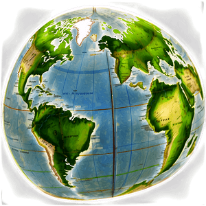 Detailed World Map PNG lkj86 PNG image with transparent background