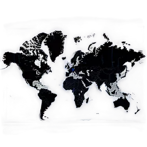 Detailed World Map Vector Png 1 PNG Image