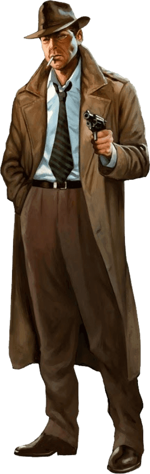 Detective Character Concept Art, HD Png Download PNG image with transparent background