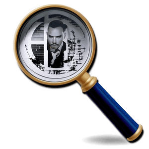 Detective Magnifying Glass PNG 05042024 PNG with transparent background