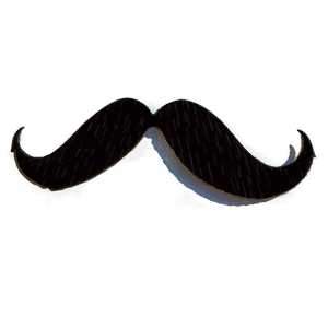 Detective Style Mustache PNG 05042024 PNG