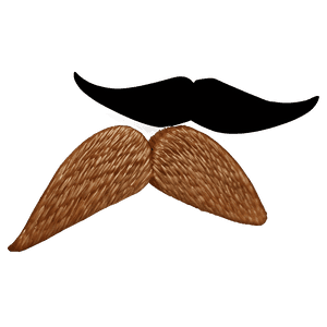 Detective Style Mustache PNG 41 PNG