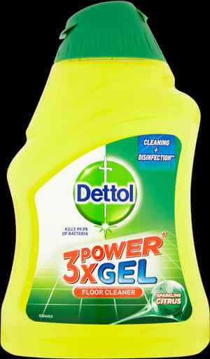 Dettol3 X Power X G E L Floor Cleaner Sparkling Citrus PNG with transparent background