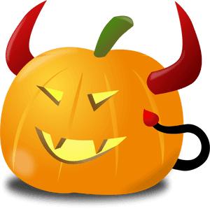 Devil Pumpkin Clip Arts - Pumpkin Coloring Ideas On Paper, HD Png Download PNG