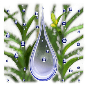 Dewy Raindrop PNG 06202024 PNG