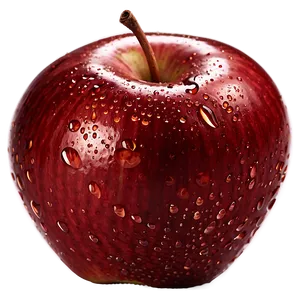 Dewy Red Apple Png 94 PNG Image