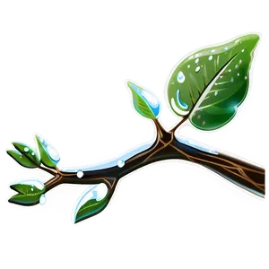 Dewy Twig Png 20 PNG Image