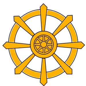 Dharmachakra Symbol Buddhism PNG Image