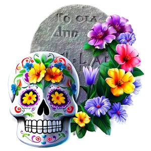 Dia De Los Muertos Decorated Graves Png 55 PNG Image