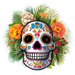 Dia De Los Muertos Floral Arrangements Png Rgw13 PNG Image