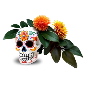 Dia De Los Muertos Floral Arrangements Png Ylm PNG Image