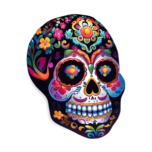 Dia De Los Muertos Inspired Artwork Png Ung21 PNG Image