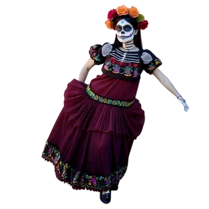 Dia De Los Muertos Music And Dance Png Bck PNG Image