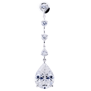 Diamond Drop Earring PNG gev PNG