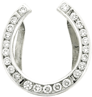 Equestrian Jewelry Horseshoe Pendant - Body Jewelry, HD Png Download PNG image with transparent background