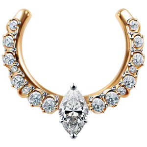 Diamond Septum Ring Png 42 PNG Image