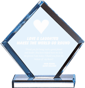Diamond Shape Acrylic Award, HD Png Download PNG image with transparent background