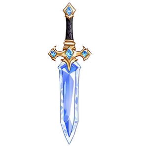 Diamond Sword Illustration Png Vjr PNG Image