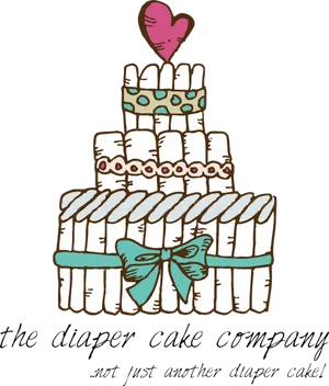 Diaper Cake Company Logo PNG Image