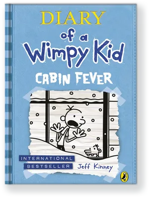 Diaryofa Wimpy Kid Cabin Fever Book Cover PNG Image