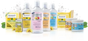 Dickinsons Witch Hazel Skincare Products PNG Image