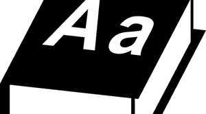 Dictionary Icon Graphic PNG image with transparent background