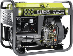 Diesel Generator K S6000 D E Basic PNG image with transparent background