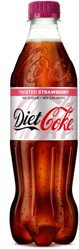 Diet Coke Twisted Strawberry, HD Png Download PNG with transparent background