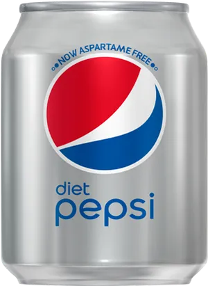 Diet Pepsi Aspartame Free Can PNG Image