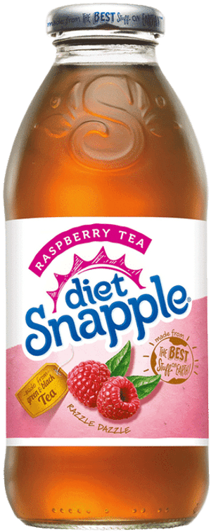 Snapple Diet Raspberry Tea - Diet Snapple Raspberry Tea 16 Fl Oz, HD Png Download PNG with transparent background