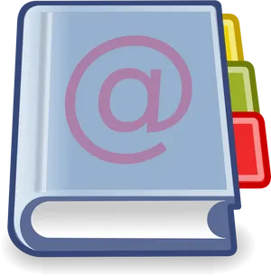 Digital Address Book Icon PNG Image